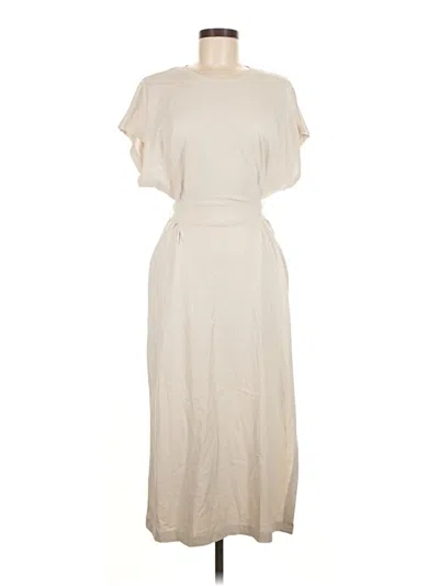 Pre-owned Zara Casual Dress In White