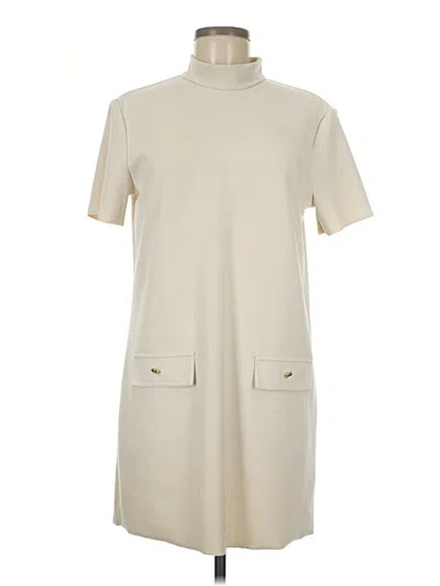 Pre-owned Zara Casual Dress In White