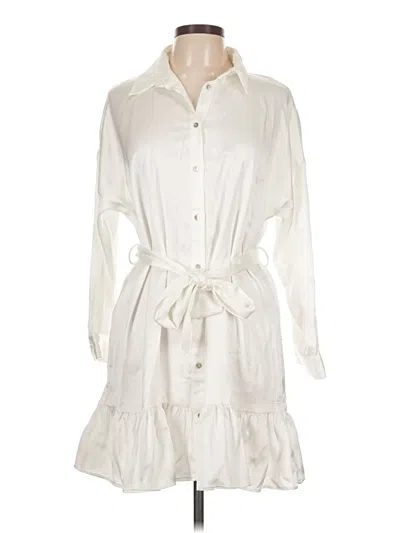 Zara Casual Dress In White