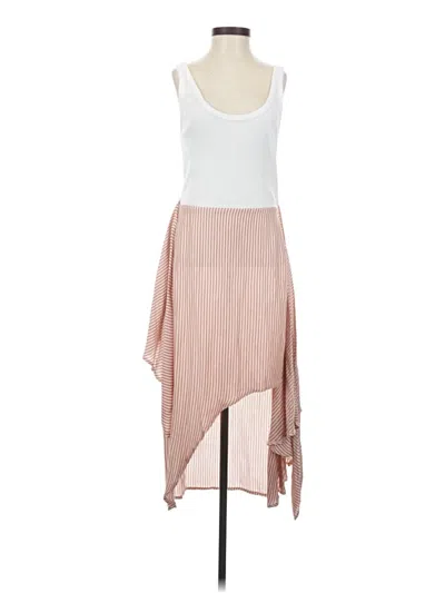 Pre-owned Zara Casual Dress In White