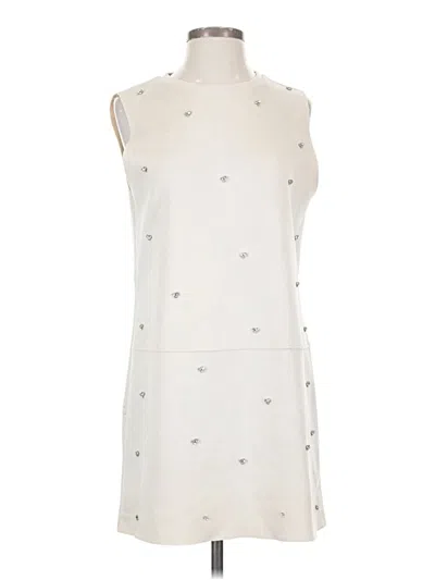 Pre-owned Zara Casual Dress In White