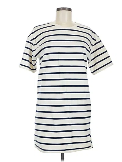 Pre-owned Zara Casual Dress In White