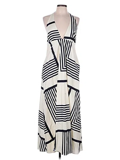 Pre-owned Zara Casual Dress In White