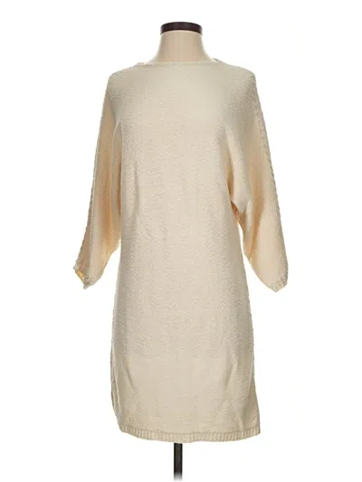 Pre-owned Zara Casual Dress In White