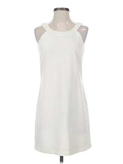 Pre-owned Zara Casual Dress In White