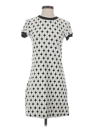 Pre-owned Zara Casual Dress In White