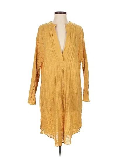 Pre-owned Zara Casual Dress In Yellow