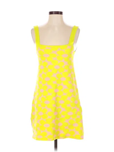 Pre-owned Zara Casual Dress In Yellow