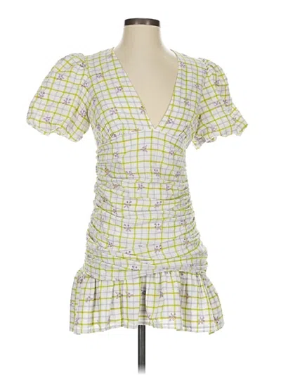 Pre-owned Zara Casual Dress In Yellow