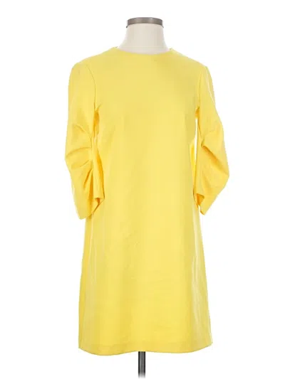 Pre-owned Zara Casual Dress In Yellow