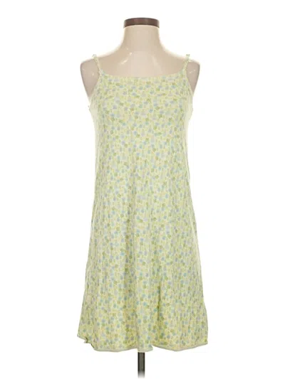 Pre-owned Zara Casual Dress In Yellow