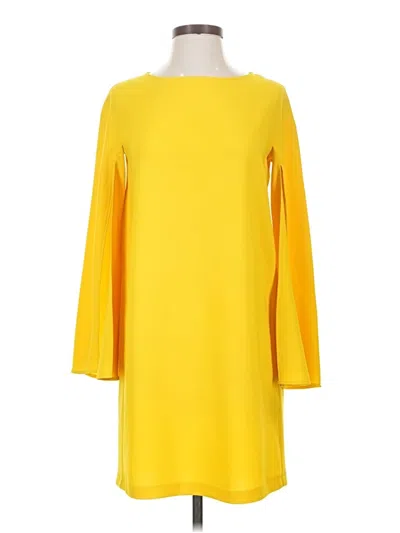 Pre-owned Zara Casual Dress In Yellow