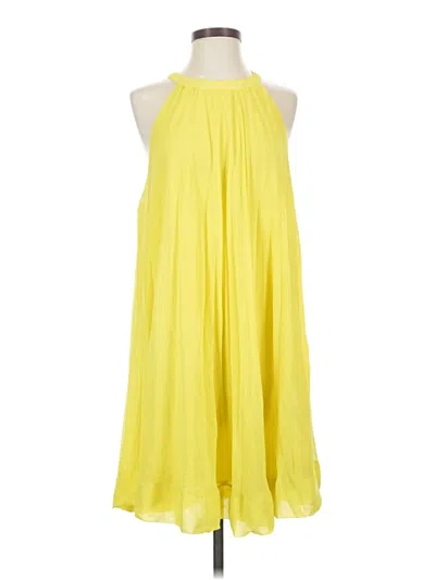 Pre-owned Zara Casual Dress In Yellow