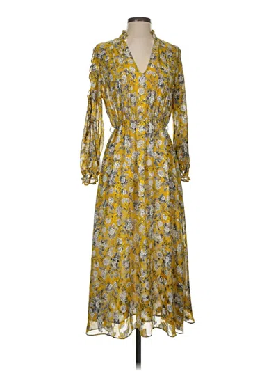 Pre-owned Zara Casual Dress In Yellow