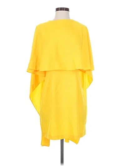 Zara Casual Dress In Yellow