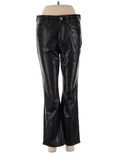 Pre-owned Zara Casual Pants In Black