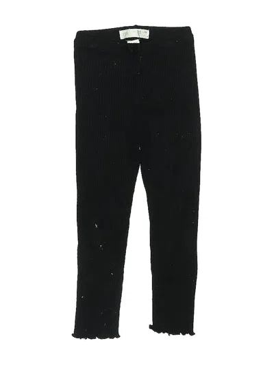 Pre-owned Zara Kids' Casual Pants In Black