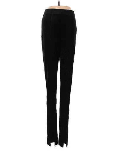Pre-owned Zara Casual Pants In Black