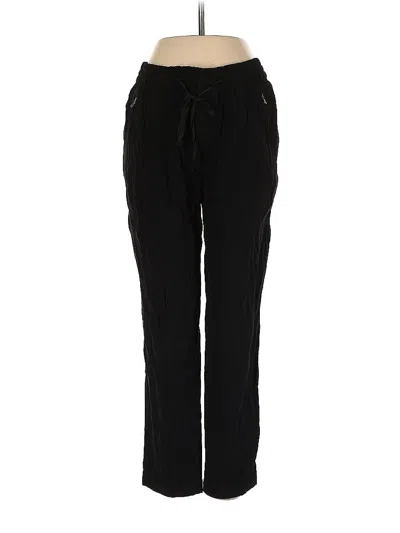 Pre-owned Zara Casual Pants In Black