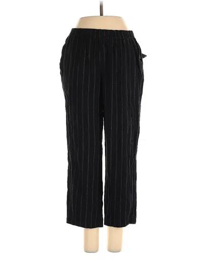 Pre-owned Zara Casual Pants In Black