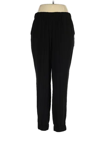 Pre-owned Zara Casual Pants In Black