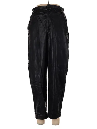 Pre-owned Zara Casual Pants In Black