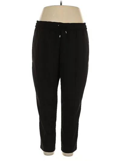 Pre-owned Zara Casual Pants In Black