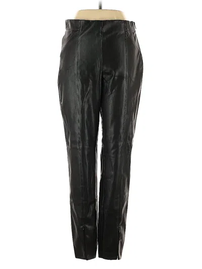 Pre-owned Zara Casual Pants In Black