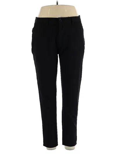 Pre-owned Zara Casual Pants In Black