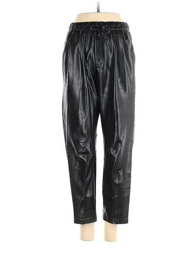 Pre-owned Zara Casual Pants In Black