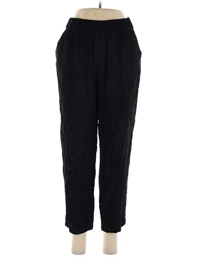 Pre-owned Zara Casual Pants In Black