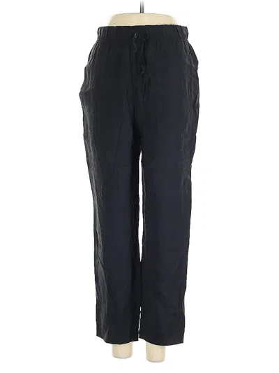 Pre-owned Zara Casual Pants In Black