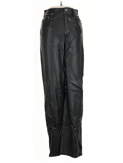 Pre-owned Zara Casual Pants In Black