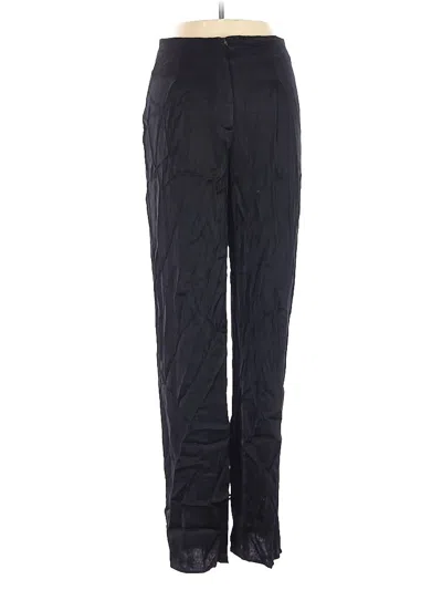 Pre-owned Zara Casual Pants In Black