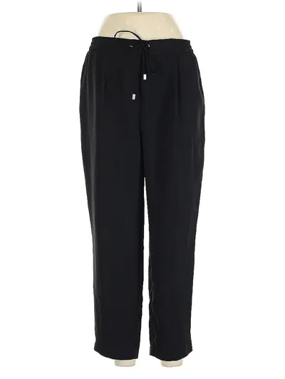 Pre-owned Zara Casual Pants In Black