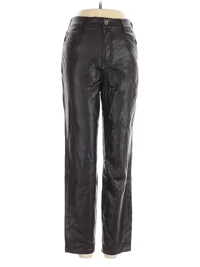 Pre-owned Zara Casual Pants In Black