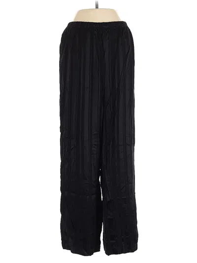 Pre-owned Zara Casual Pants In Black