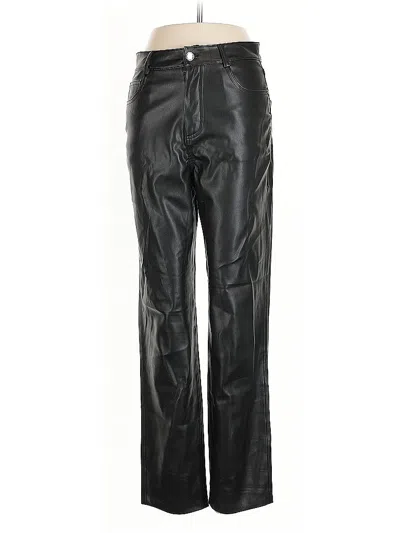 Pre-owned Zara Casual Pants In Black