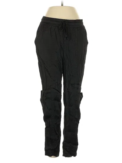 Pre-owned Zara Casual Pants In Black