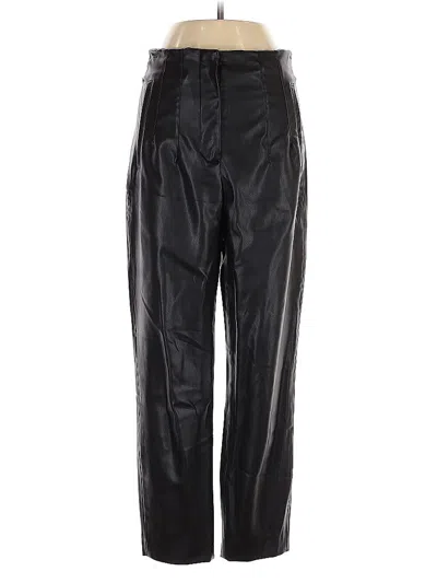 Pre-owned Zara Casual Pants In Black