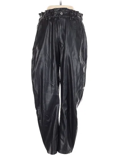 Pre-owned Zara Casual Pants In Black