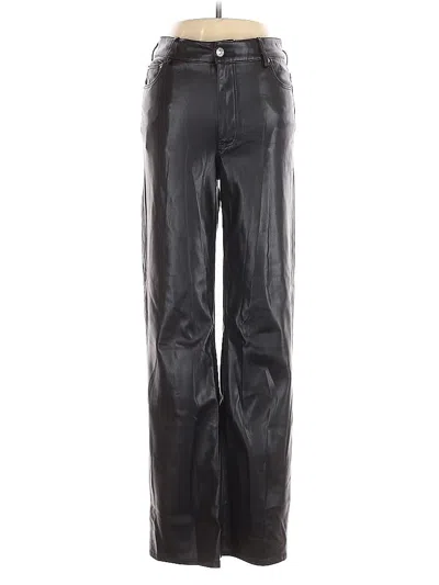 Pre-owned Zara Casual Pants In Black