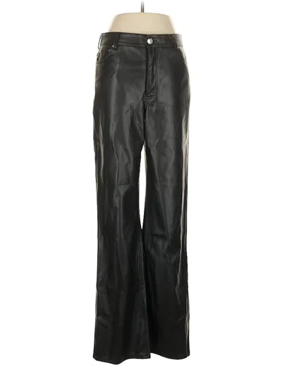 Pre-owned Zara Casual Pants In Black