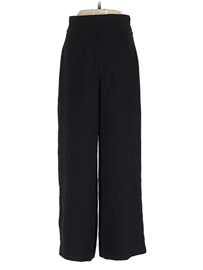 Pre-owned Zara Casual Pants In Black
