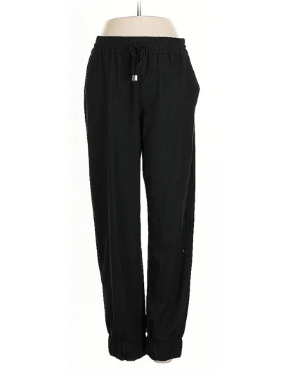 Pre-owned Zara Casual Pants In Black