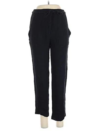 Pre-owned Zara Casual Pants In Black