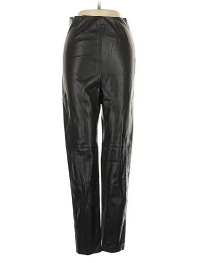 Pre-owned Zara Casual Pants In Black