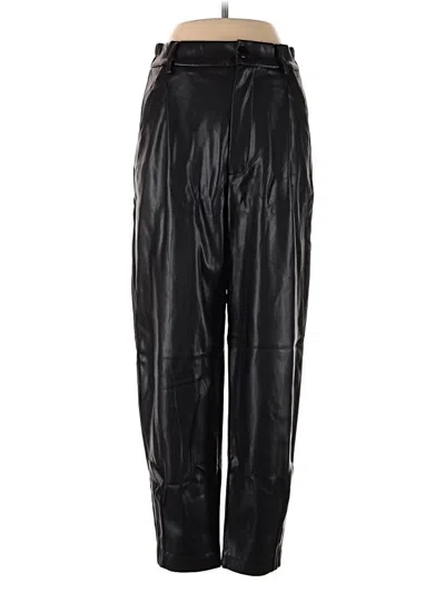 Pre-owned Zara Casual Pants In Black