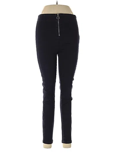 Pre-owned Zara Casual Pants In Black