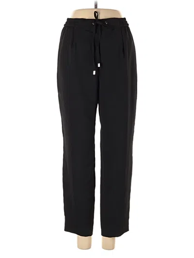 Pre-owned Zara Casual Pants In Black